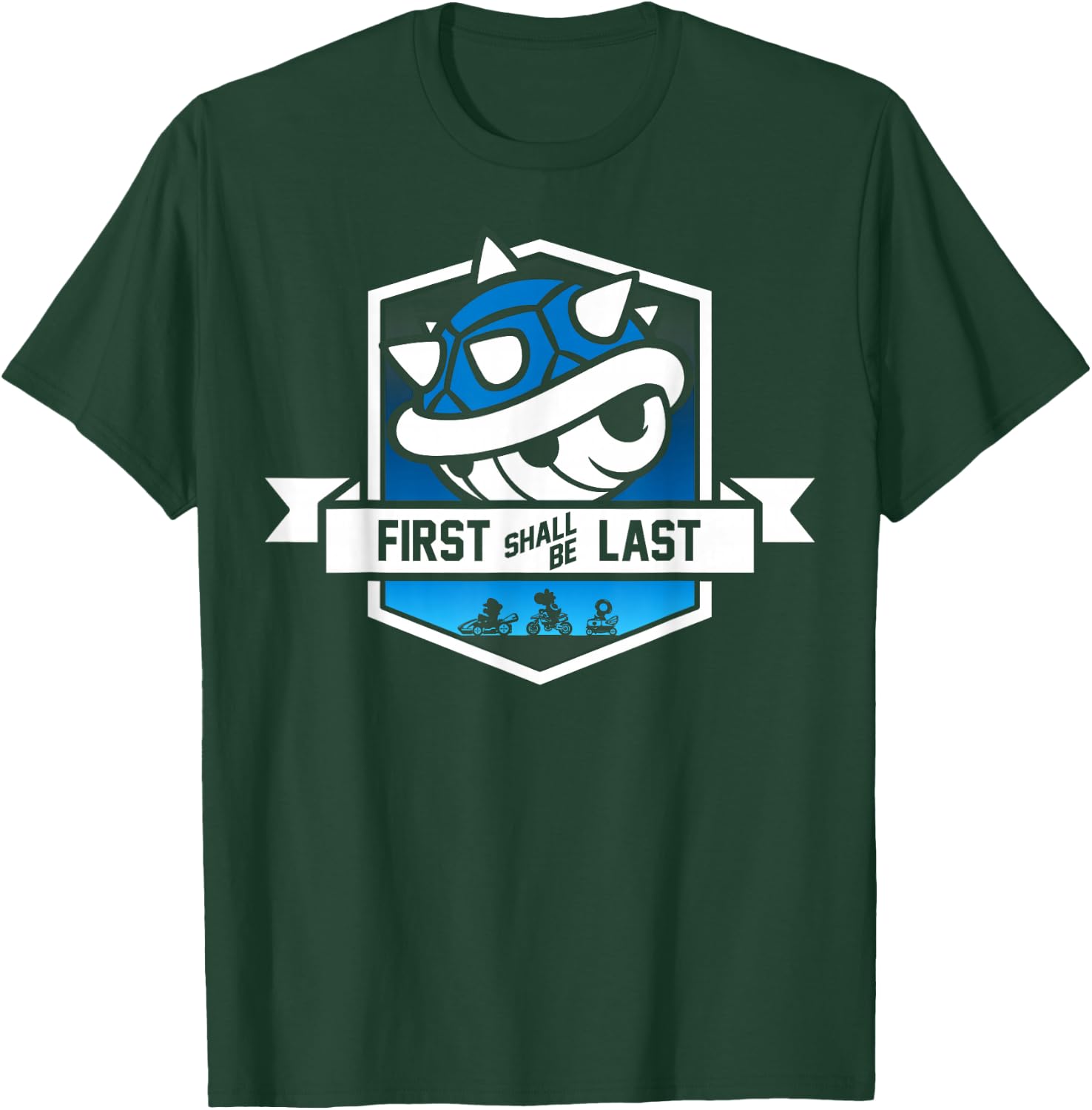 Nintendo Mario Kart Spiny Shell Banner Graphic T-Shirt - T-Shirt | Forest