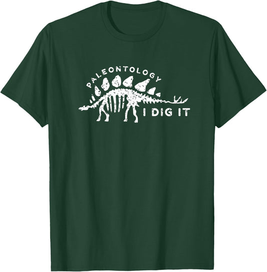 Paleontology Paleontologist Dino Fossil Hunter T-Shirt - T-Shirt | Forest