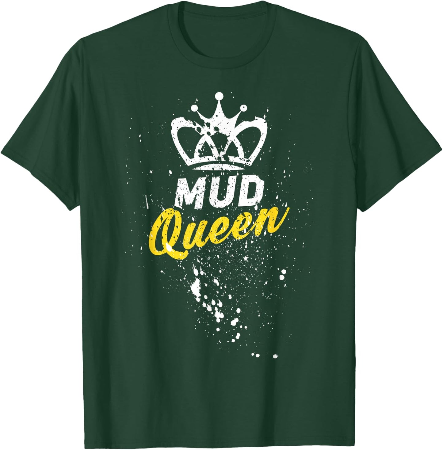 Mud Queen Funny Accessories Women ATV 4-Wheeler Quad T-Shirt - T-Shirt | Forest
