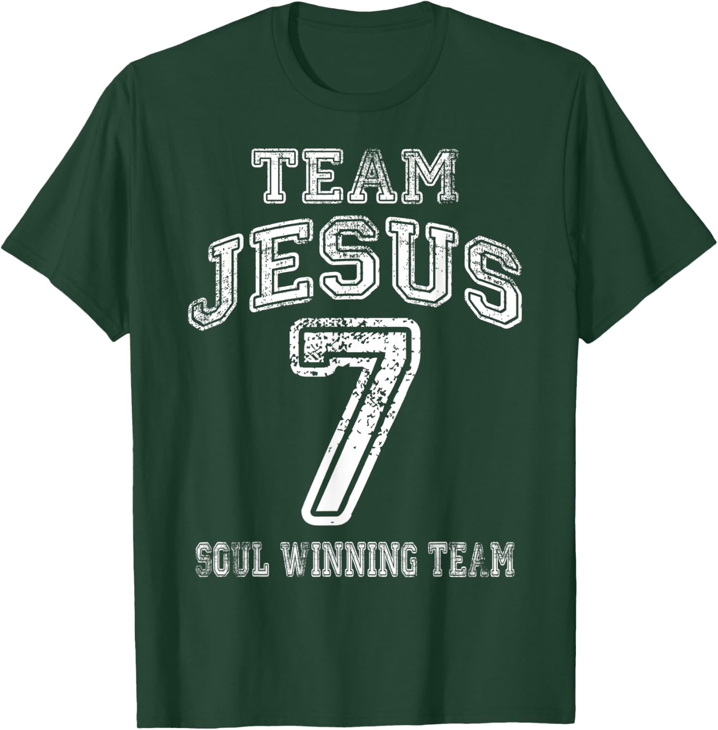 Christian Shirts - Team Jesus Faith Shirt T-Shirt - T-Shirt | Forest