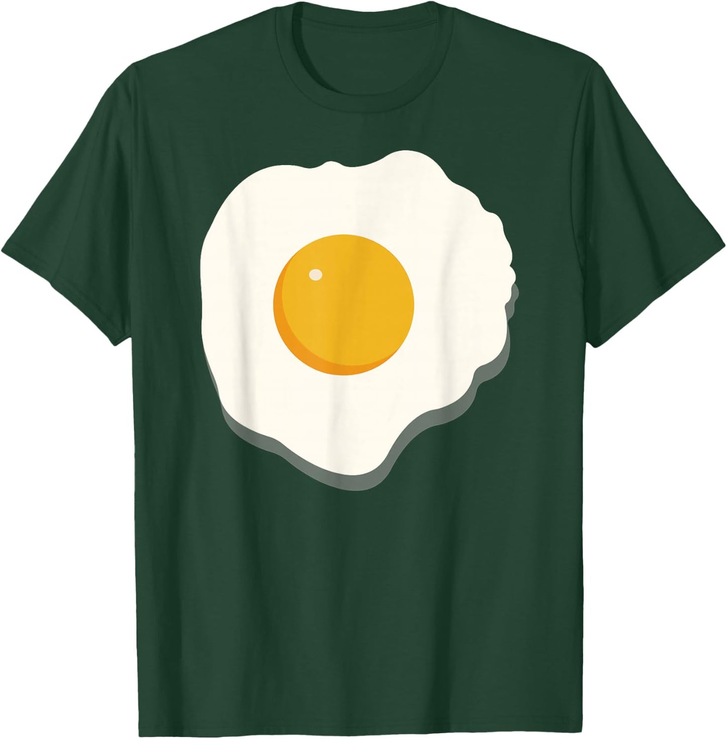 Fried Egg Halloween Costume Boiled Deviled Cooked Egg Funny T-Shirt - T-Shirt | Forest