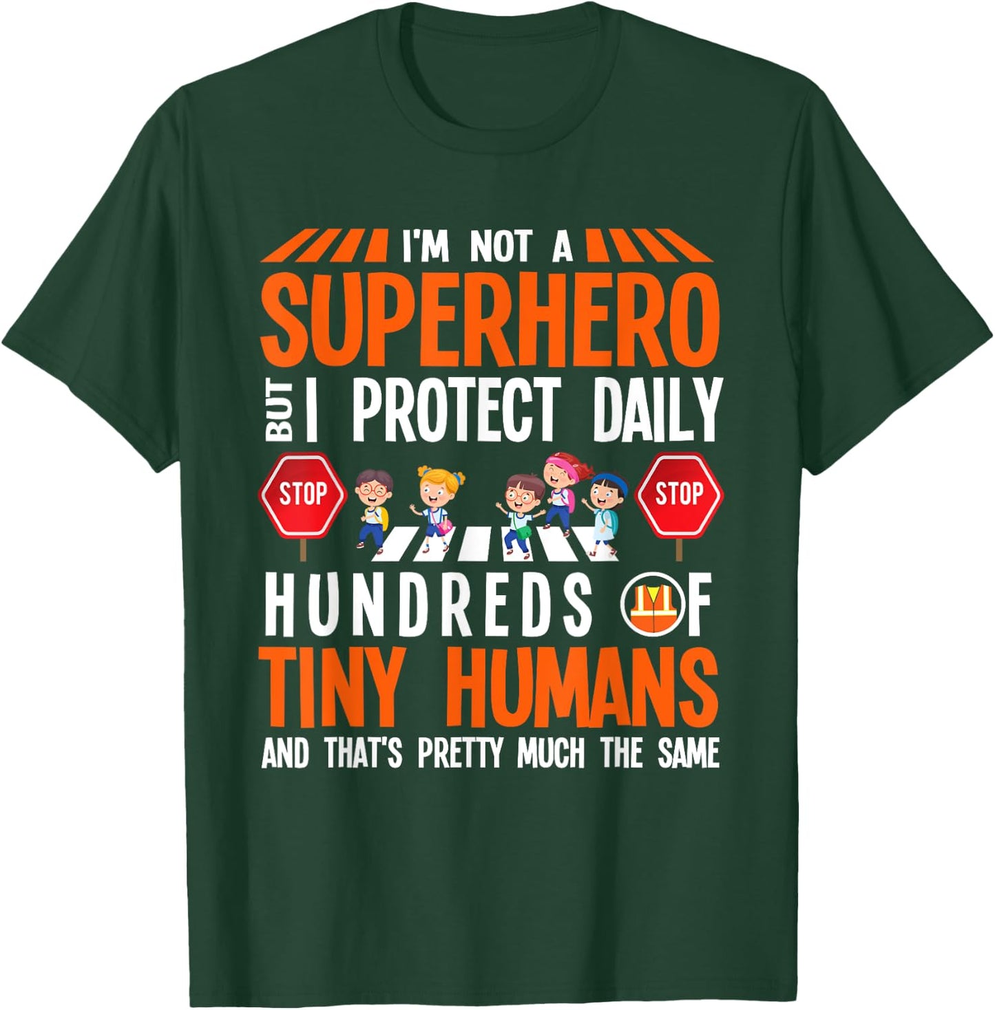 School Crossing Guard T-Shirt - T-Shirt | Forest