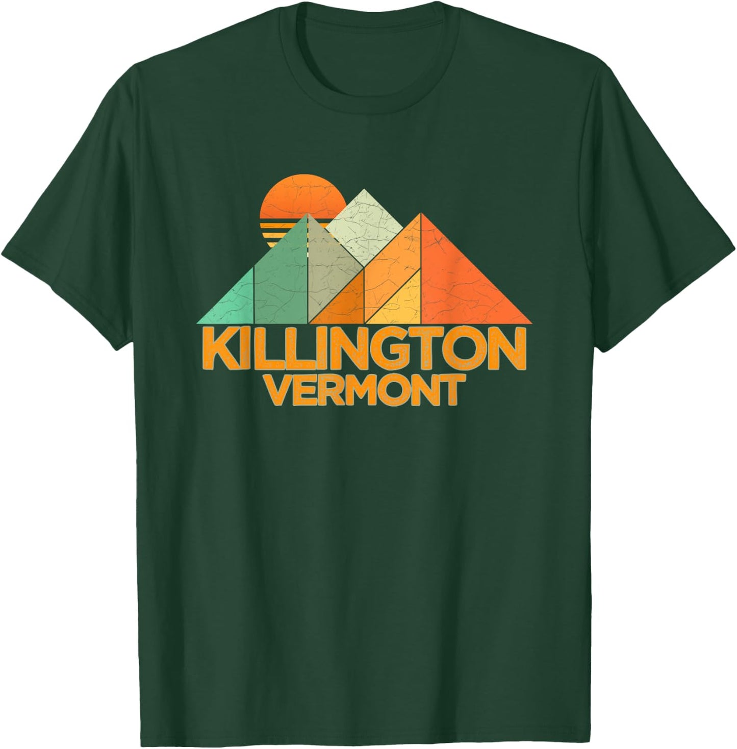 Retro Vintage Killington -Distressed Shirt T-Shirt - T-Shirt | Forest