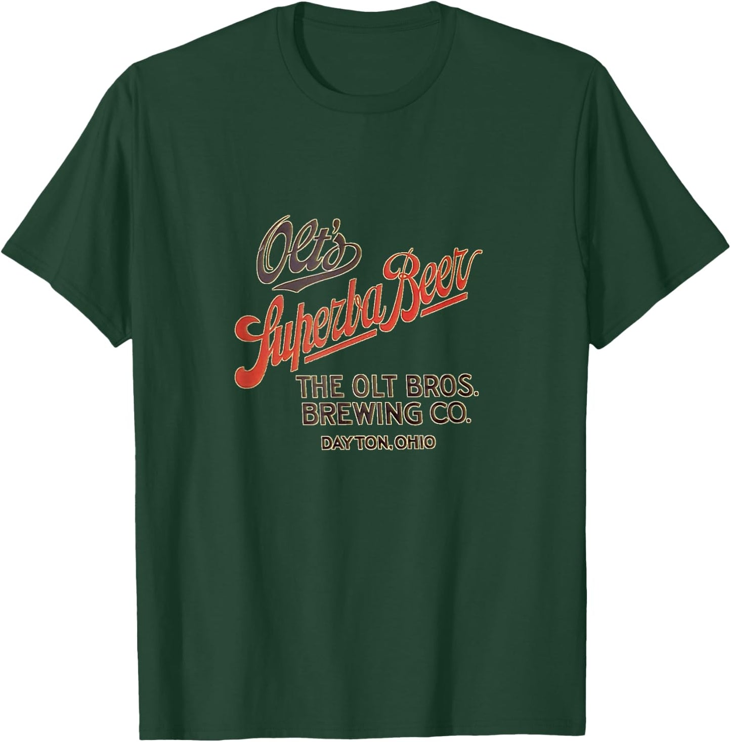 Olt's Superba Beer Dayton Ohio T-Shirt - T-Shirt | Forest