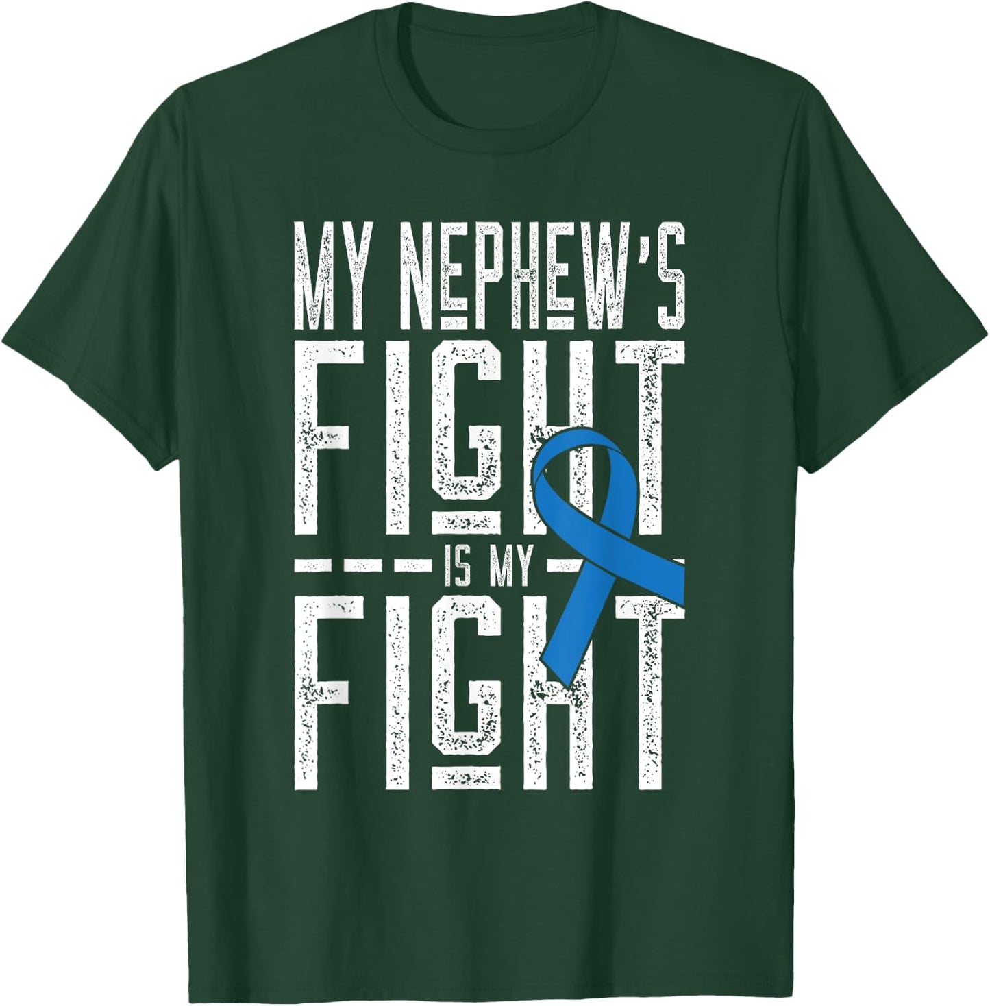 T1D Diabetic Nephew Shirt Juvenile Diabetes Aunt or Uncle T-Shirt - T-Shirt | Forest