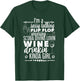 Sassy Talking Scuba Diving & Wine Drinking Girl T Shirt T-Shirt - T-Shirt | Forest