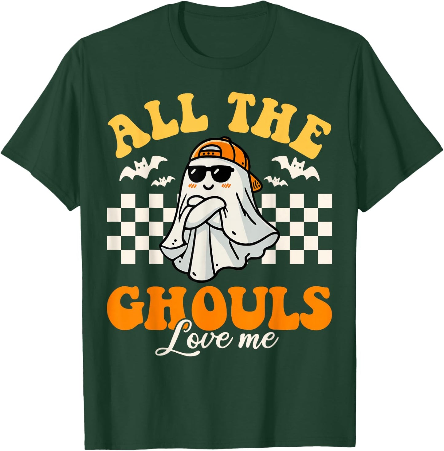 All The Ghouls Love Me Toddlers Halloween Boys Child Costume T-Shirt - T-Shirt | Forest