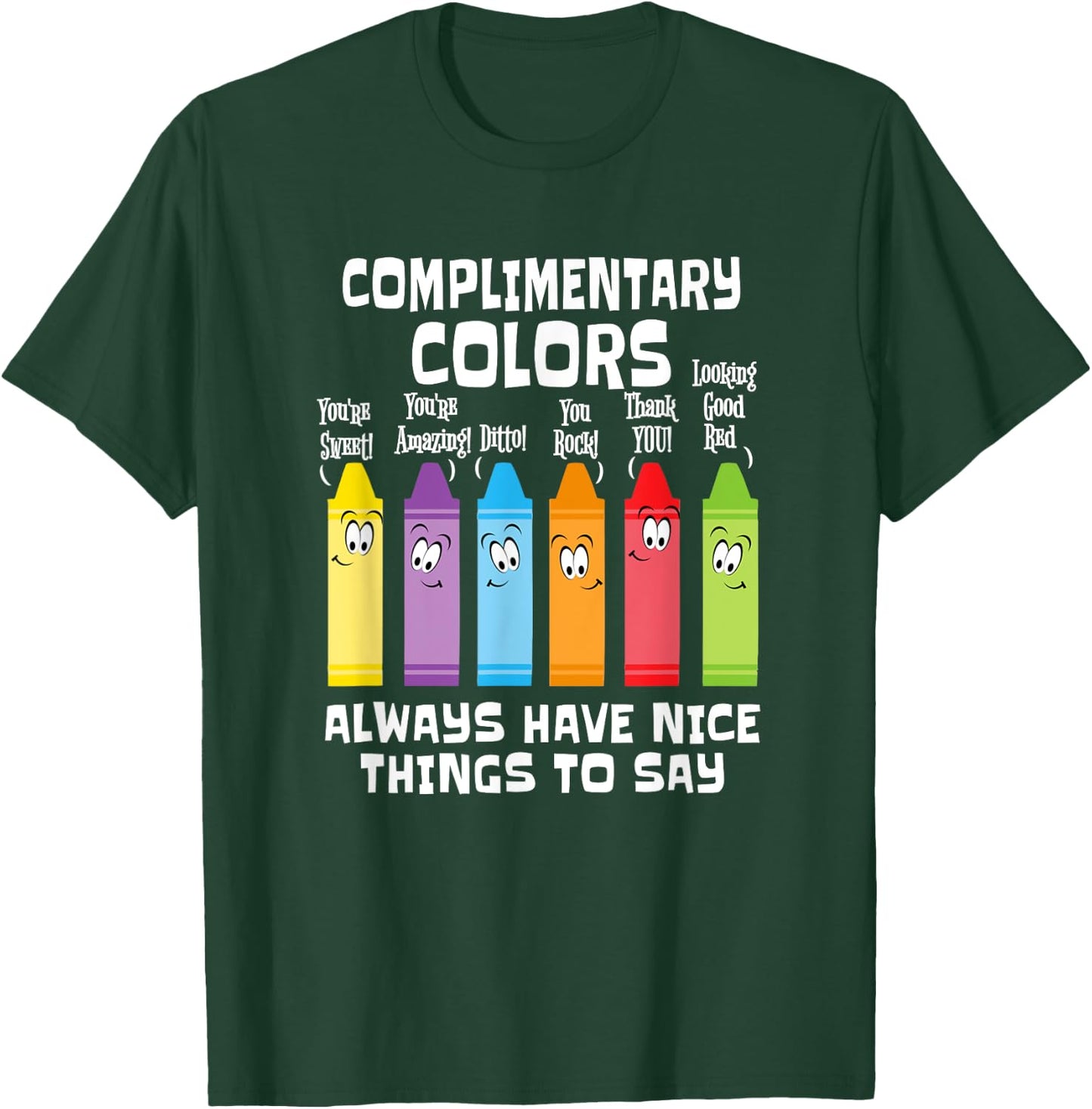 Funny Artist Art Teacher Gift School Artist Joke T-Shirt - T-Shirt | Forest