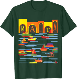 Port Island Malta T-Shirt - T-Shirt | Forest