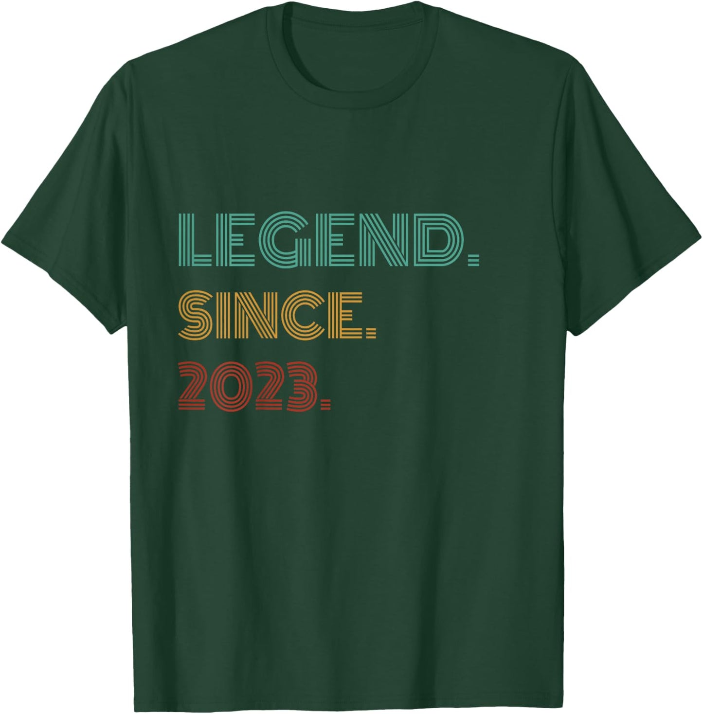 Kids 3 Years Old Legend Since 2023 3rd Birthday T-Shirt - T-Shirt | Forest