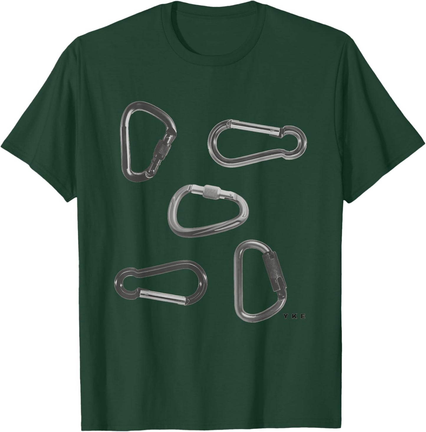 Carabiner Lesbian Wlw Lesbian Pride Queer LGBTQ Month T-Shirt - T-Shirt | Forest