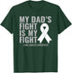 Lung Cancer Shirt: My Dad's Fight is My Fight T-Shirt - T-Shirt | Forest