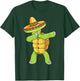 Dabbing Turtle T Shirt Cinco de Mayo Kids Fiesta Sombrero T-Shirt - T-Shirt | Forest
