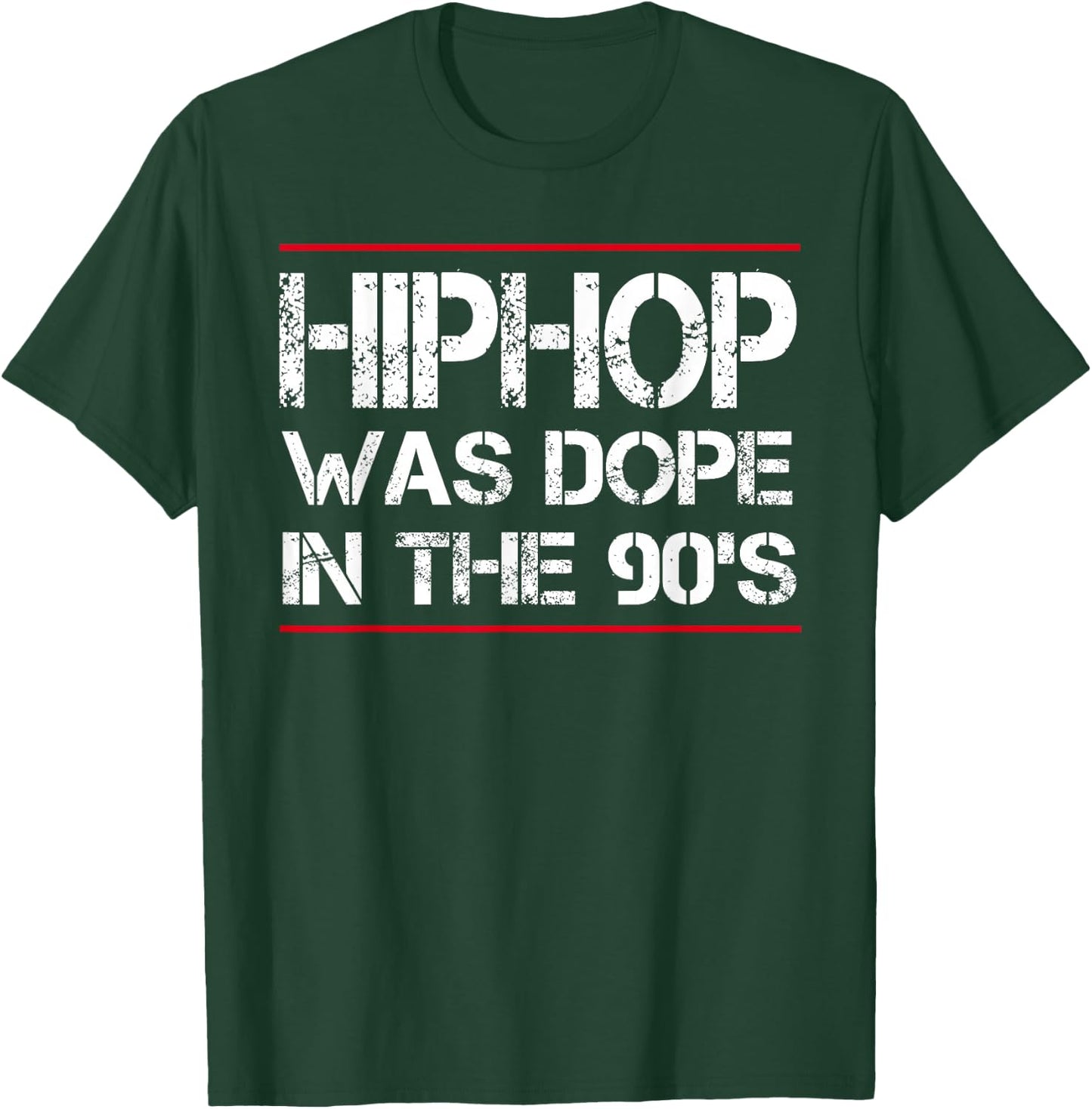 Quote Hiphop was Dope in The 90's - Gangster T-Shirt - T-Shirt | Forest