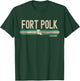 Fort Polk LA | Louisiana | Travel & 80s Style T-Shirt - T-Shirt | Forest