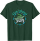 Fire Island Vintage Tribal Turtle Gift T-Shirt - T-Shirt | Forest