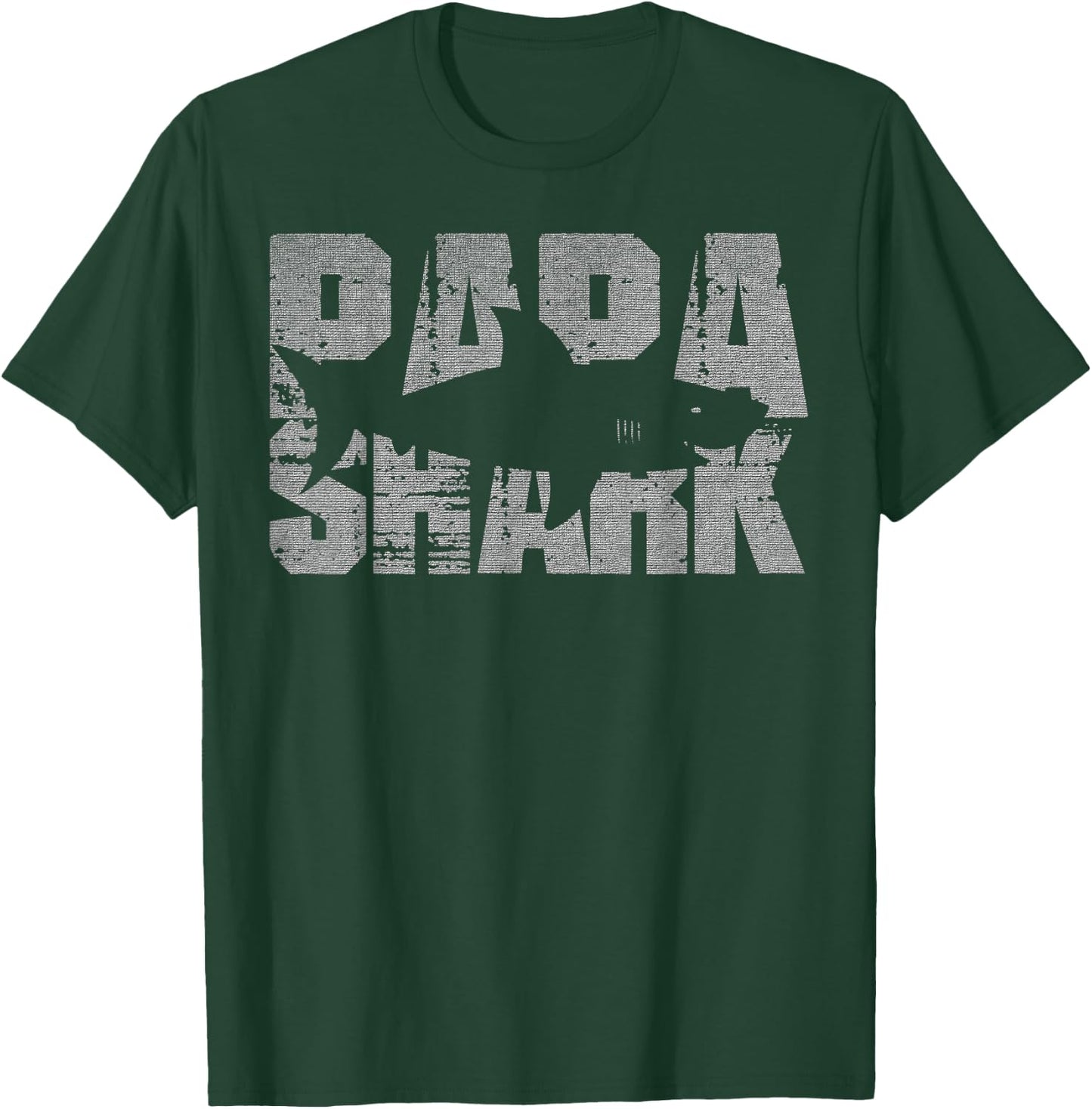 Papa Shark Matching Family Funny Shark Design T-Shirt - T-Shirt | Forest