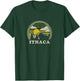 Ithaca New York NY T Shirt Vintage Hiking Mountains T-Shirt - T-Shirt | Forest