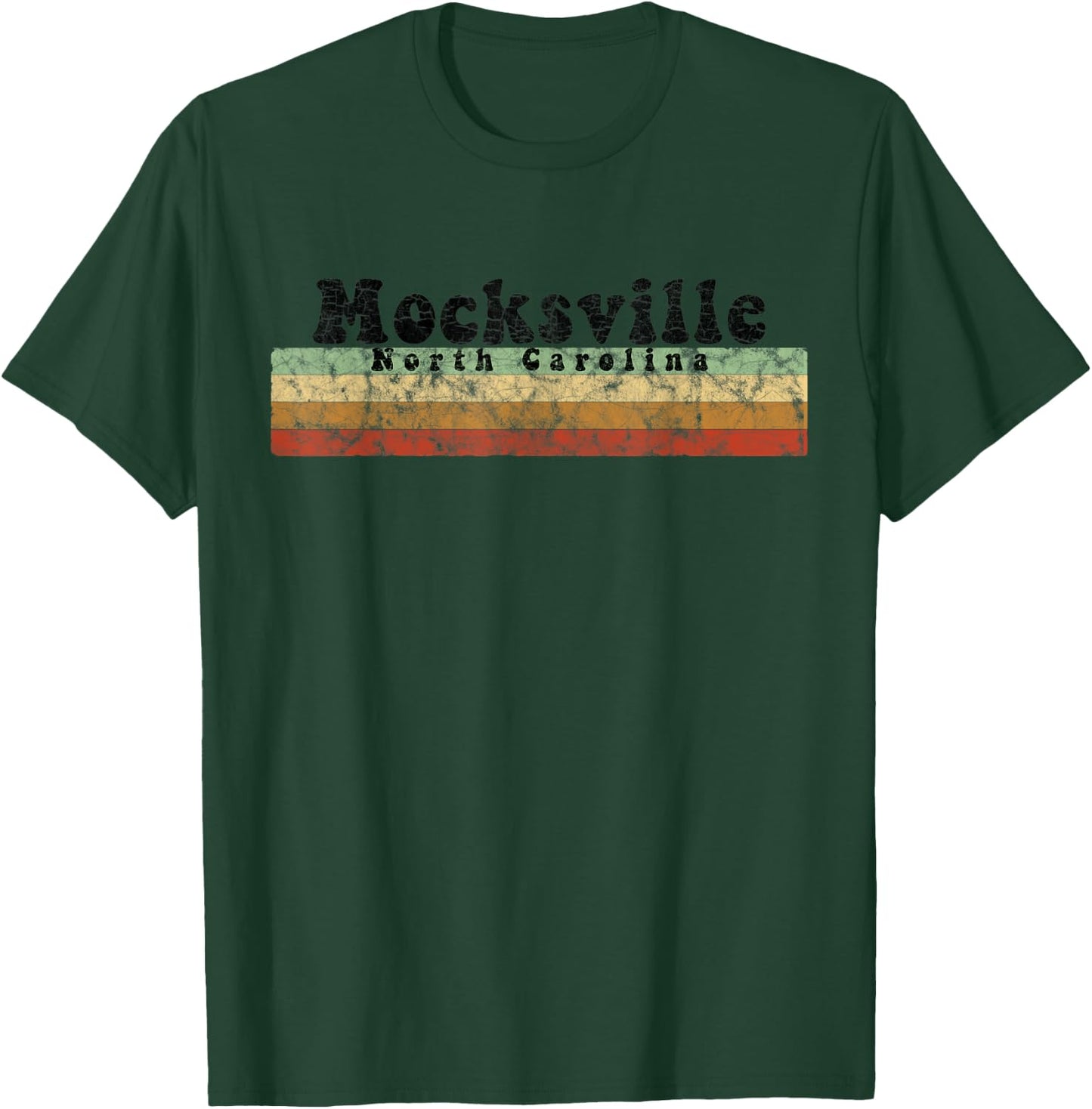 Vintage 1980s Style Mocksville, NC T-Shirt - T-Shirt | Forest