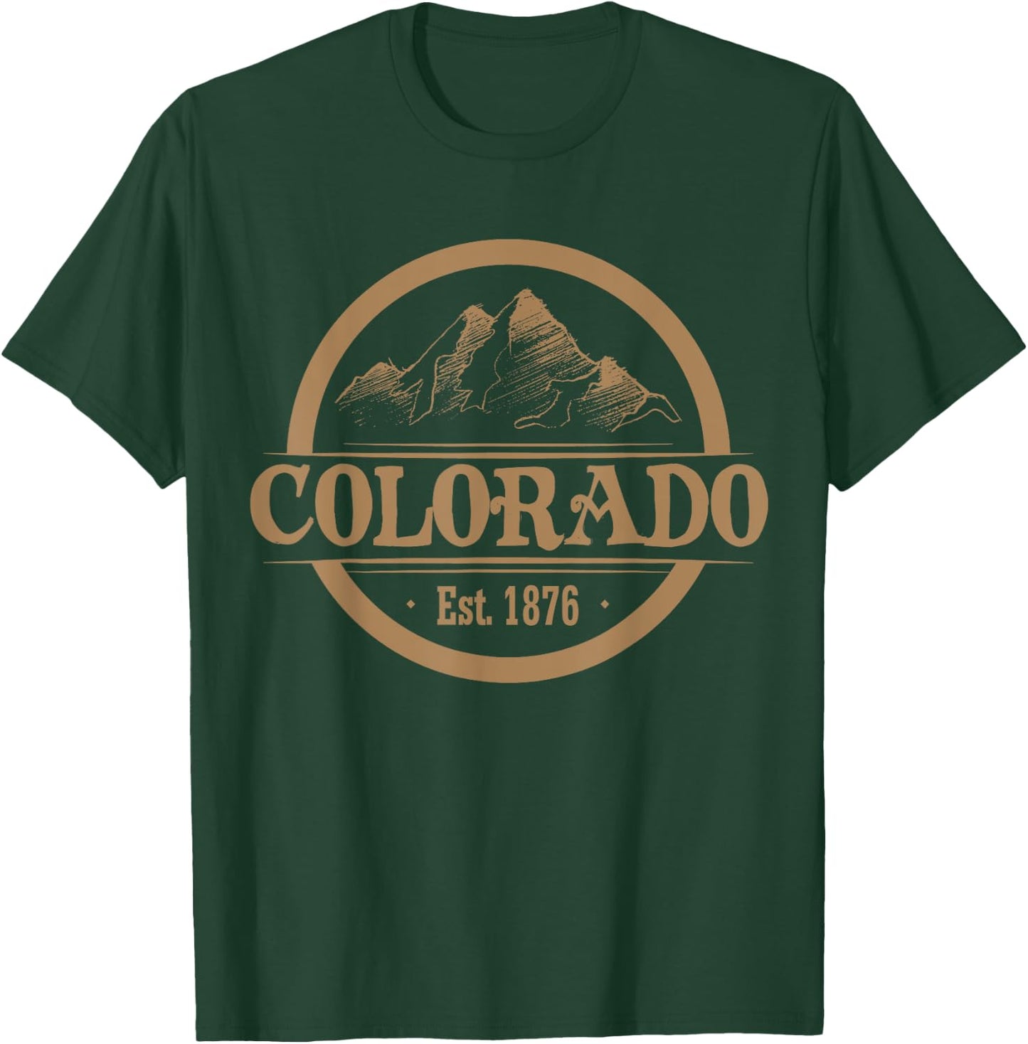Colorado Souvenir Mountains T-Shirt - T-Shirt | Forest