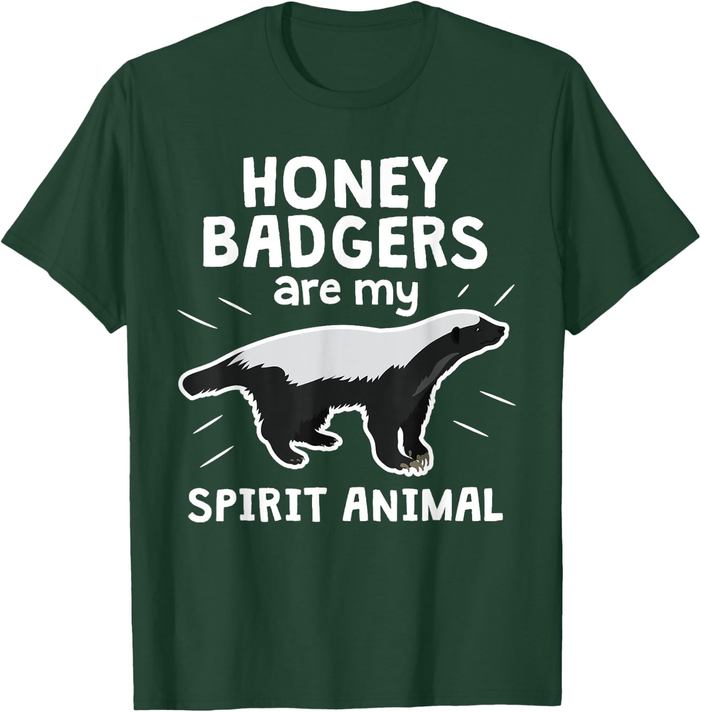 Honey Badger Spirit Animal Clothing Apparel Art Gift Kids T-Shirt - T-Shirt | Forest