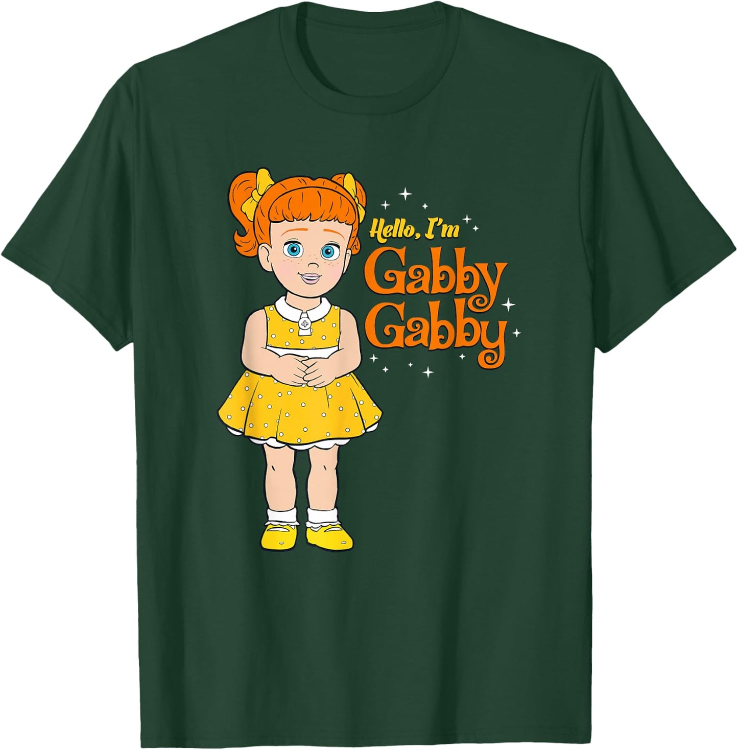 Disney Pixar Toy Story 4 Hello I'm Gabby Gabby T-Shirt - T-Shirt | Forest