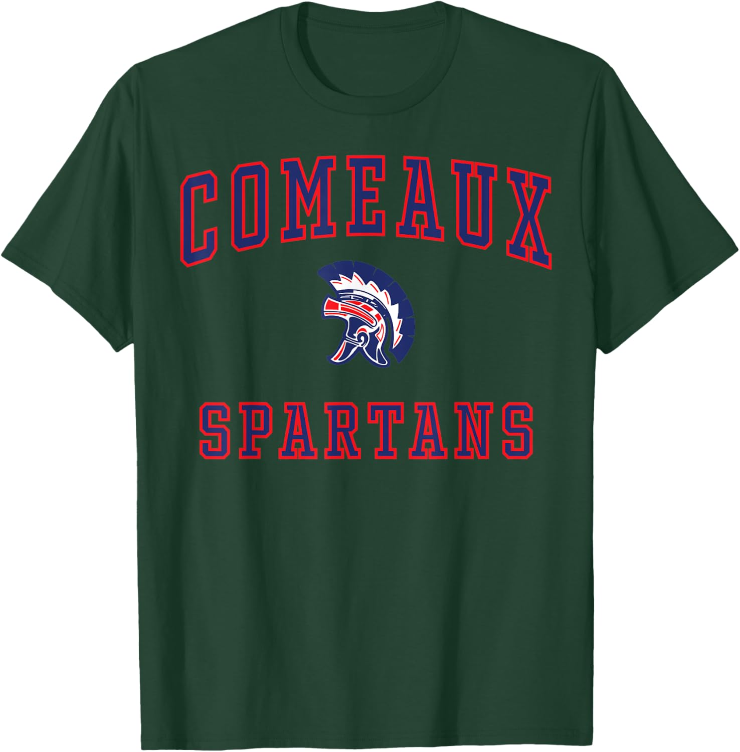 Comeaux High School Spartans C1 T-Shirt - T-Shirt | Forest