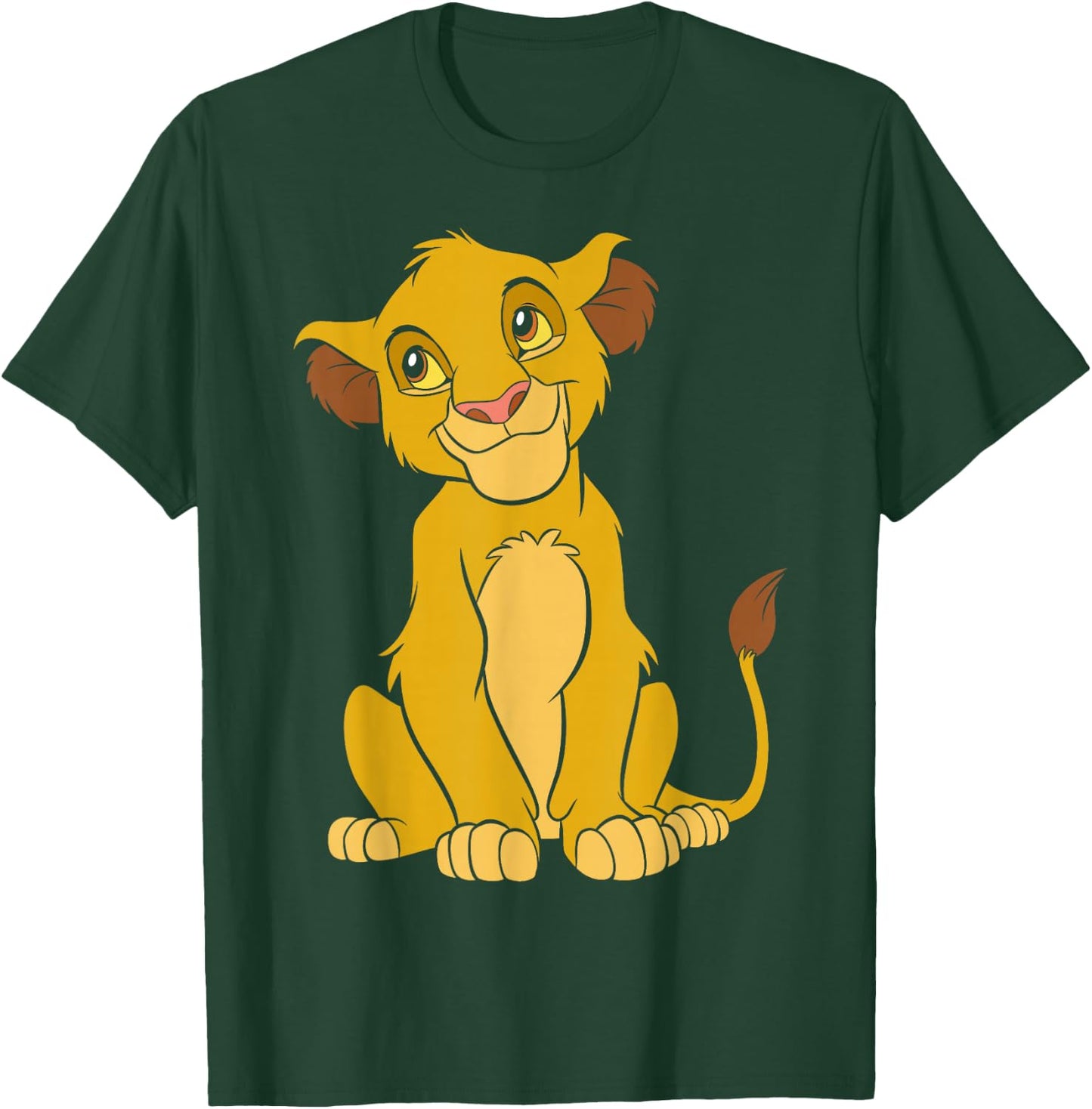 Disney The Lion King Cute Simba T-Shirt - T-Shirt | Forest