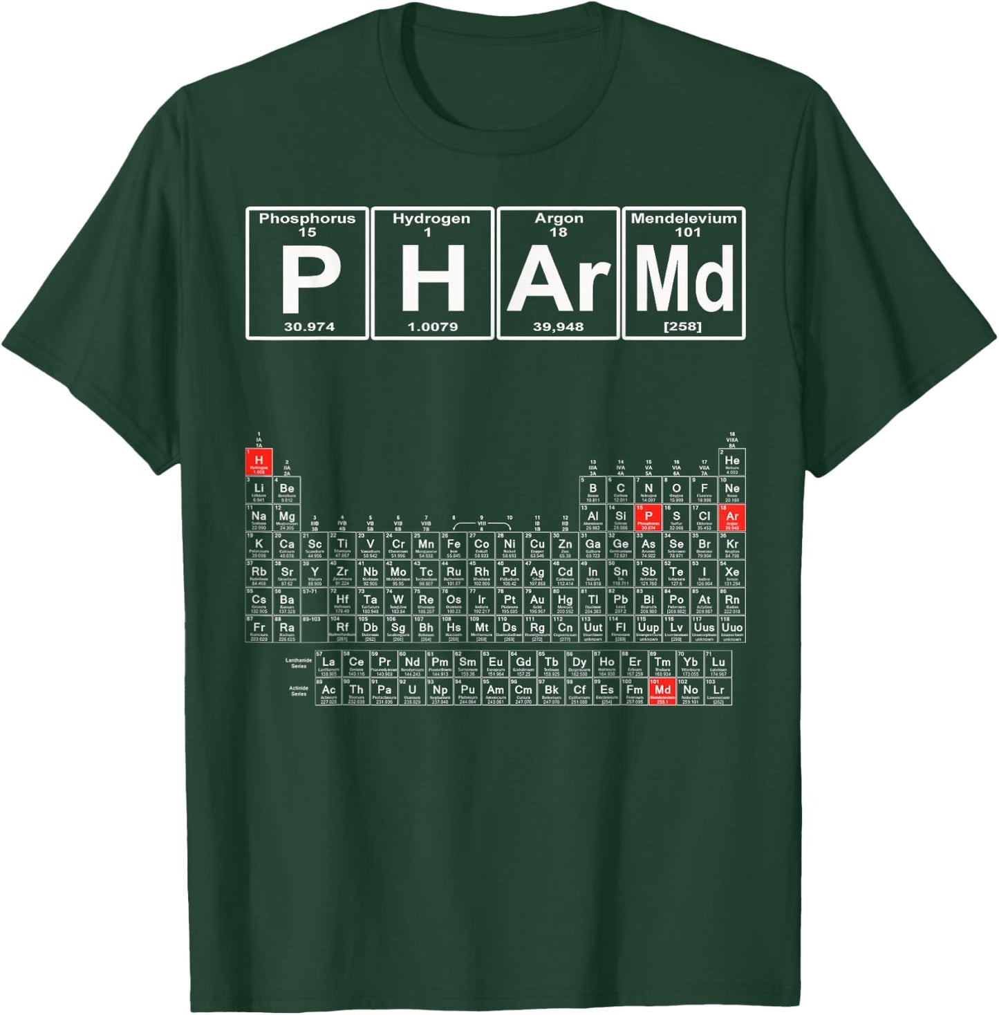 PharmD - Pharmacy Graduate - Pharmacy School Gift T-Shirt - T-Shirt | Forest