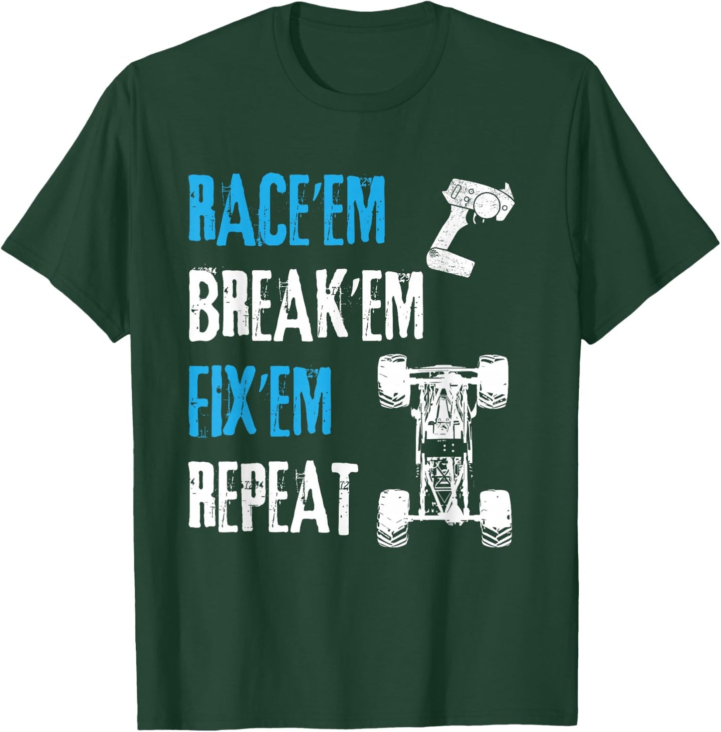 RC Car Remote Control Racing T Shirt Gift T-Shirt - T-Shirt | Forest