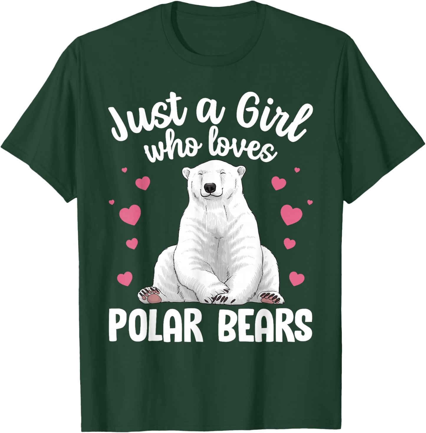 Best Polar Bear Design Women Arctic Polar Bear Lover T-Shirt - T-Shirt | Forest