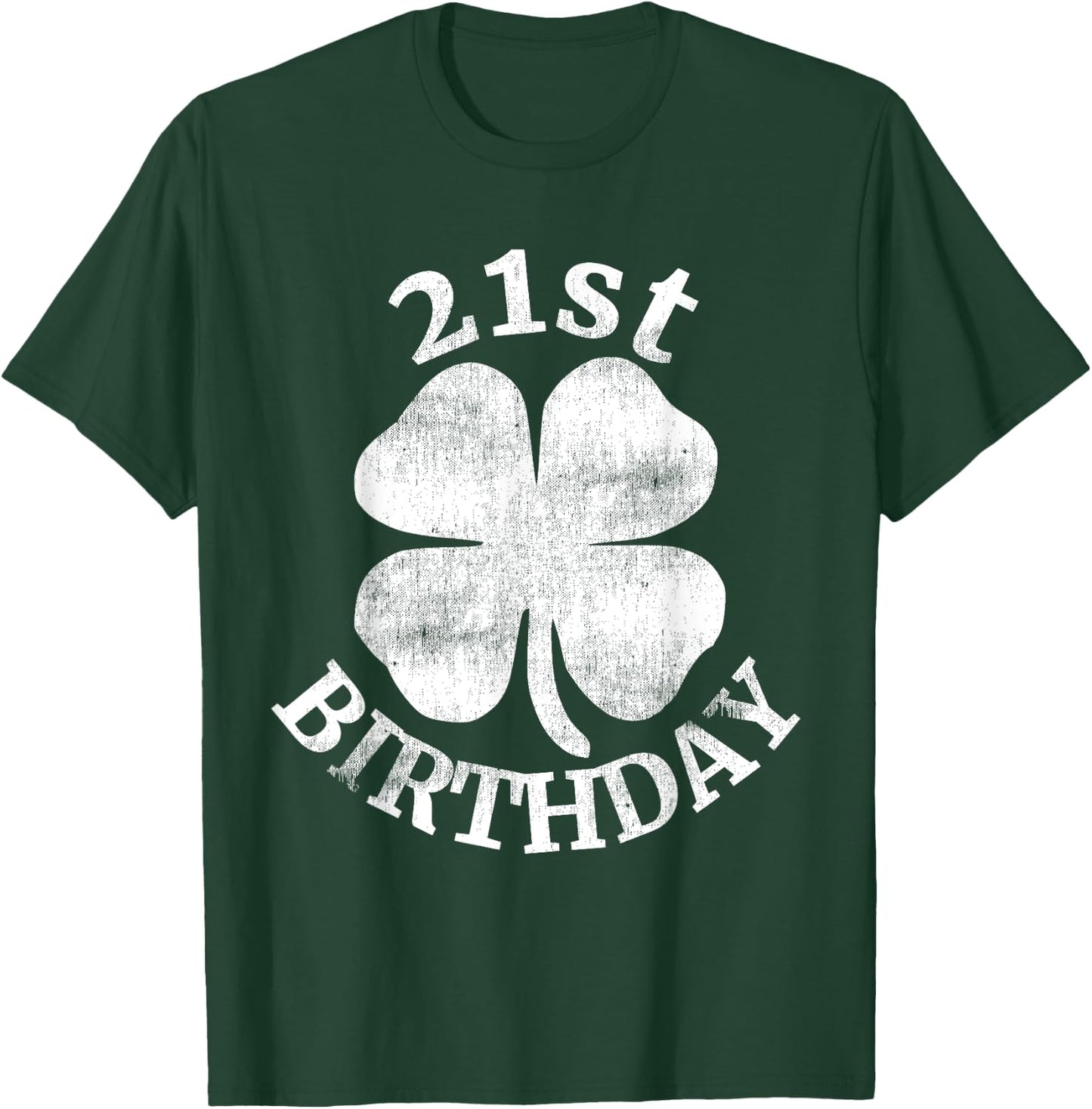 21st Birthday St. Patrick's Day Party Beer Gift T-Shirt - T-Shirt | Forest