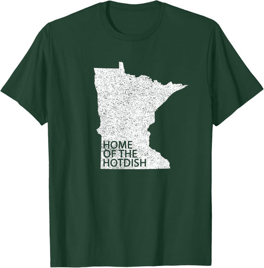 Distressed Funny Minnesota | Minnesota Hotdish T T-Shirt - T-Shirt | Forest