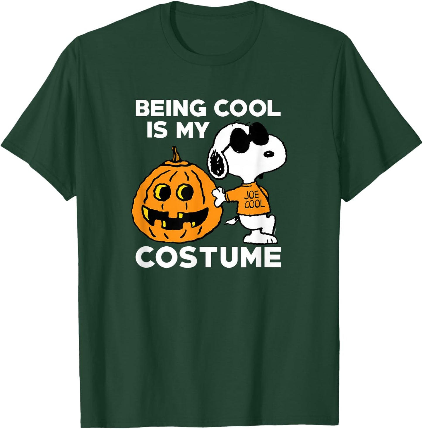 Peanuts Snoopy Cool Halloween Costume T-Shirt - T-Shirt | Forest