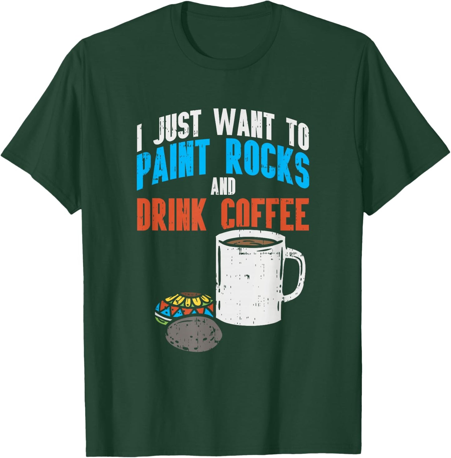 Rock Painting Adults Design for a Rock Painter T-Shirt - T-Shirt | Forest