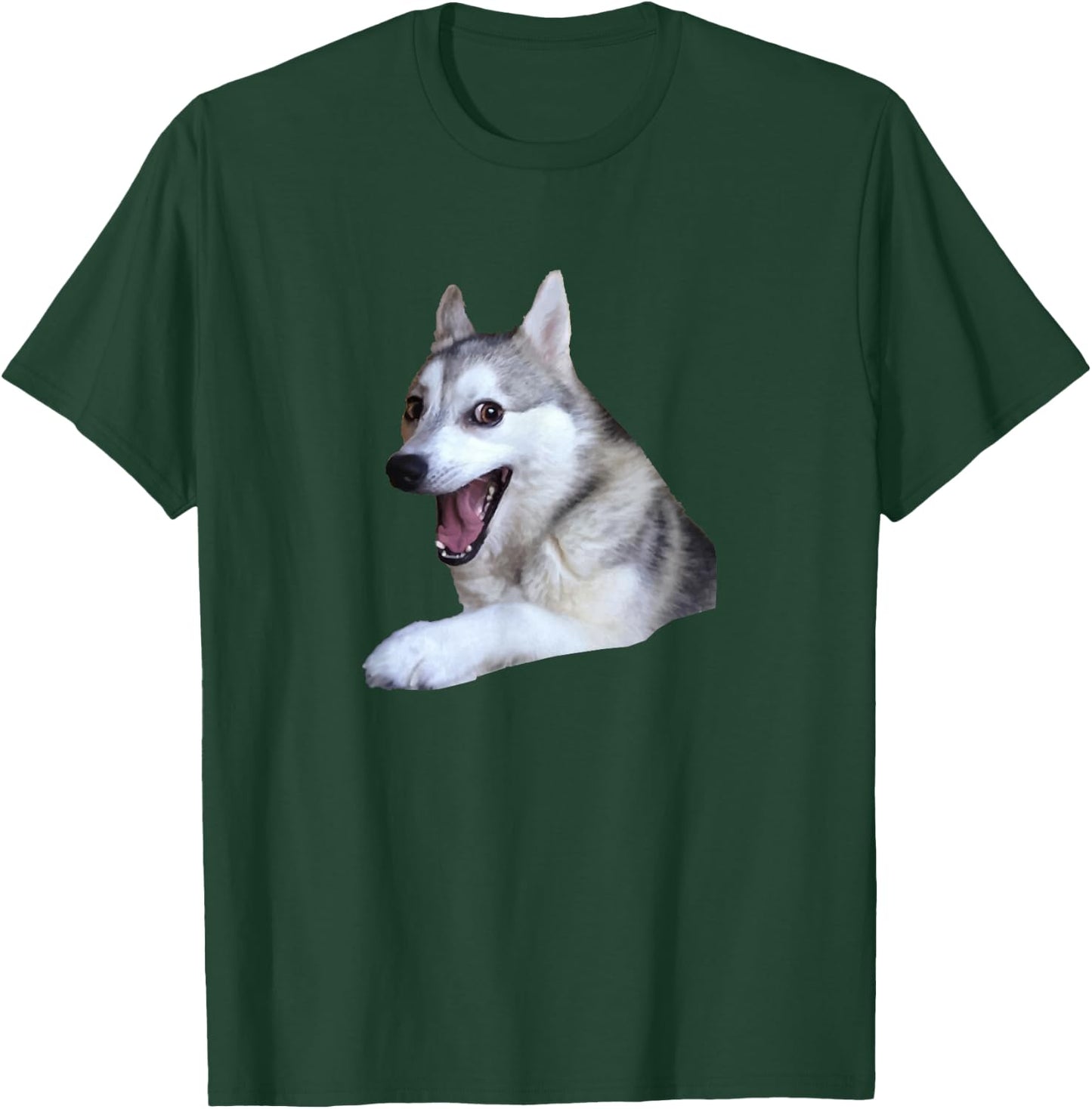 Pun Bad Joke Husky Advice Dog Meme Men Women Girls Kids T-Shirt - T-Shirt | Forest