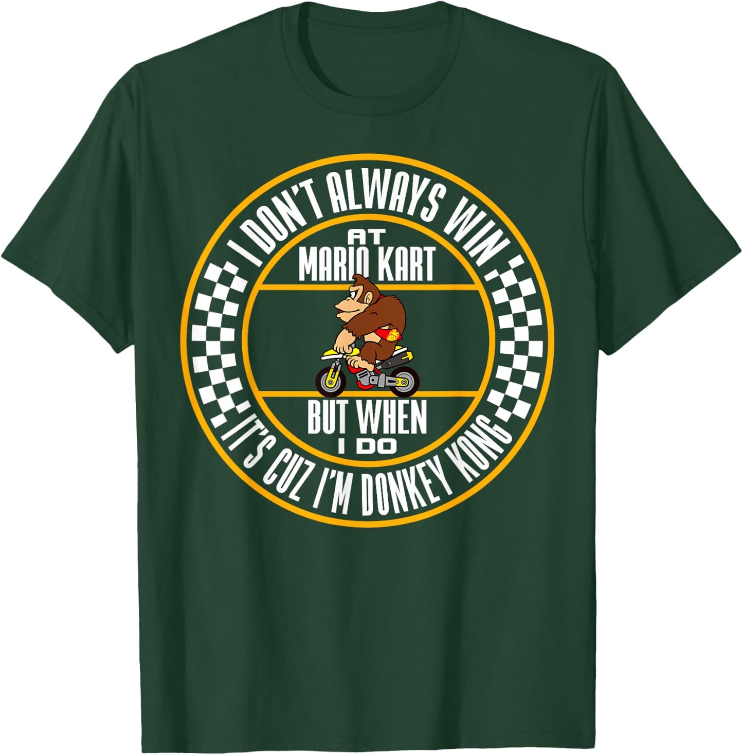 Nintendo Mario Kart Winning As Donkey Kong Graphic T-Shirt - T-Shirt | Forest