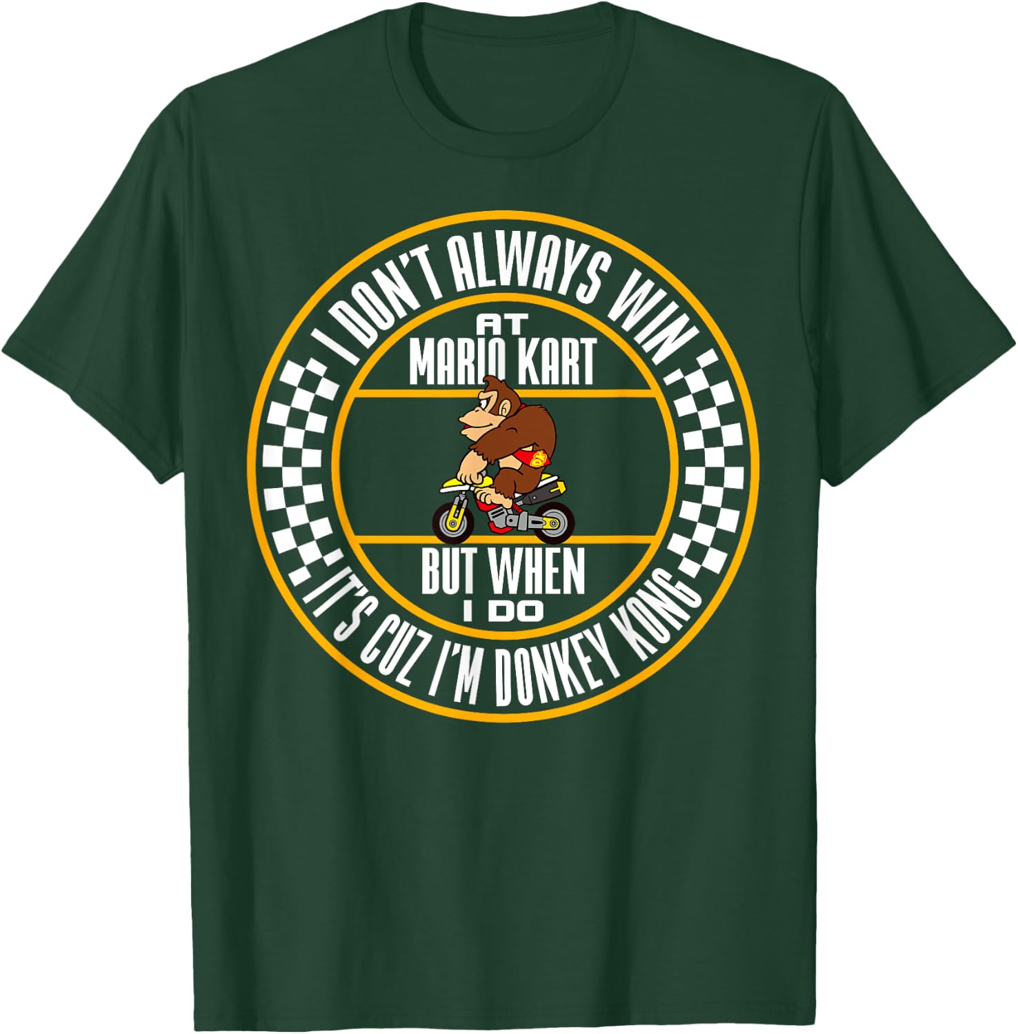 Nintendo Mario Kart Winning As Donkey Kong Graphic T-Shirt - T-Shirt | Forest