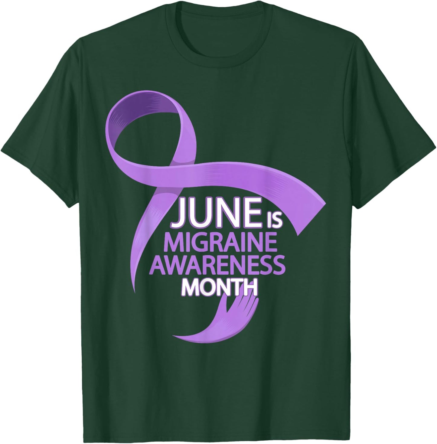 June Is Migraine Awareness Month T Shirt - Migraine T-Shirt - T-Shirt | Forest