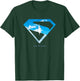 Superman (2025 Movie) Cloud Shield T-Shirt - T-Shirt | Forest