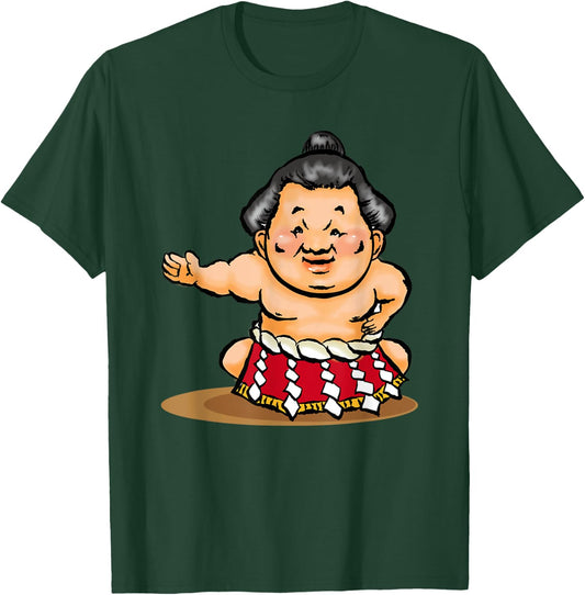 UGLY CUTE SUMO WRESTLER Shirt Zen Japan Culture Kawaii Anime T-Shirt - T-Shirt | Forest