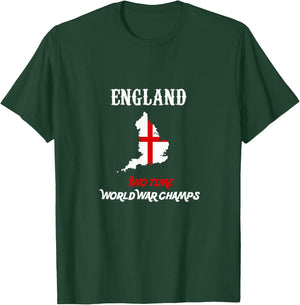 England Two Time World War Champs T-Shirt - T-Shirt | Forest