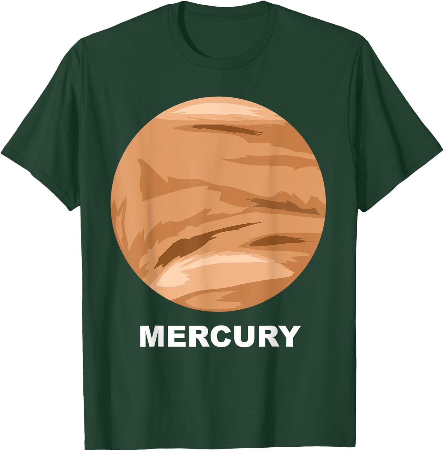 Solar System Group Costumes - Giant Planet Mercury Costume T-Shirt - T-Shirt | Forest