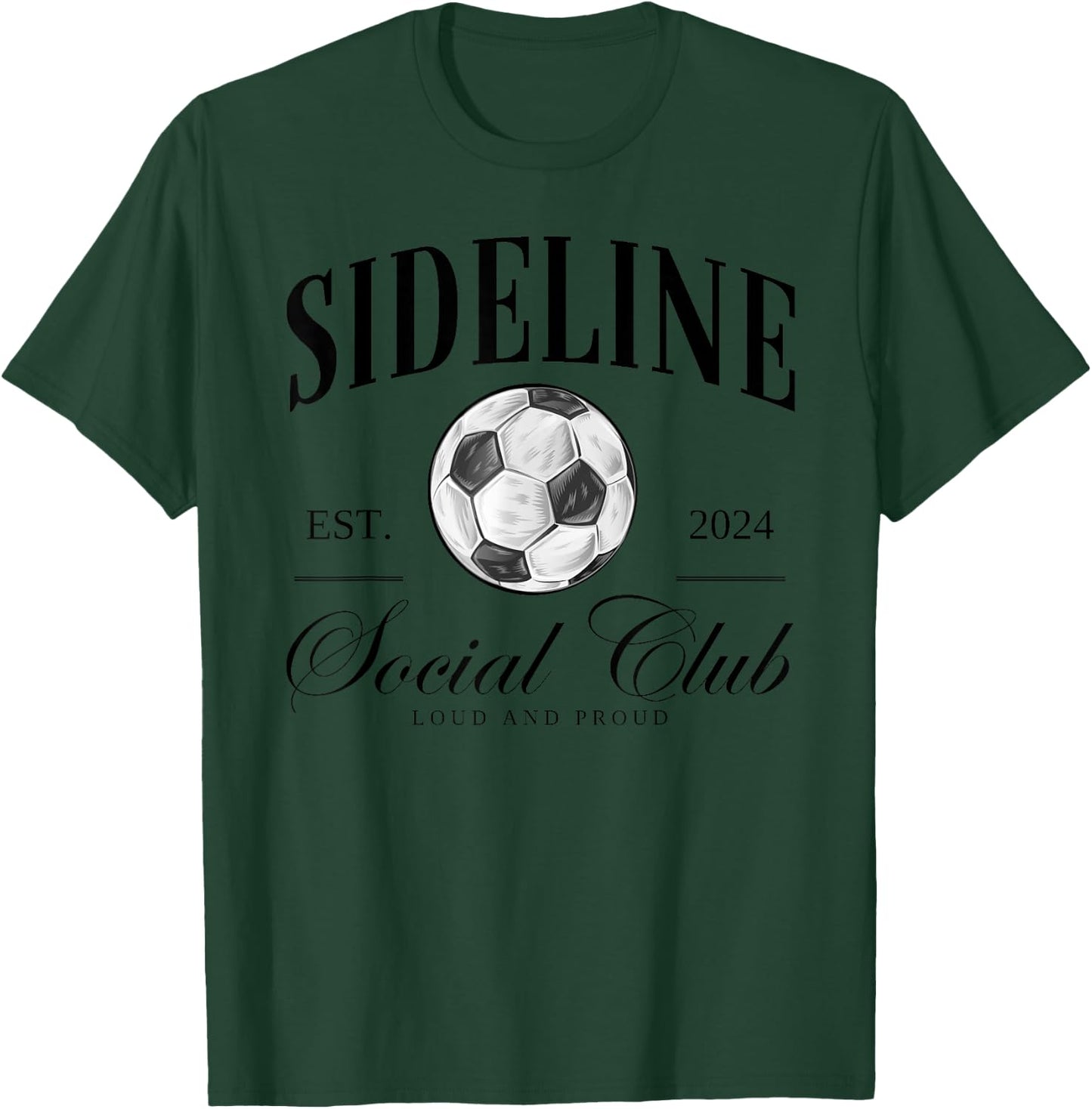 Sideline Social Club Soccer T-Shirt - T-Shirt | Forest