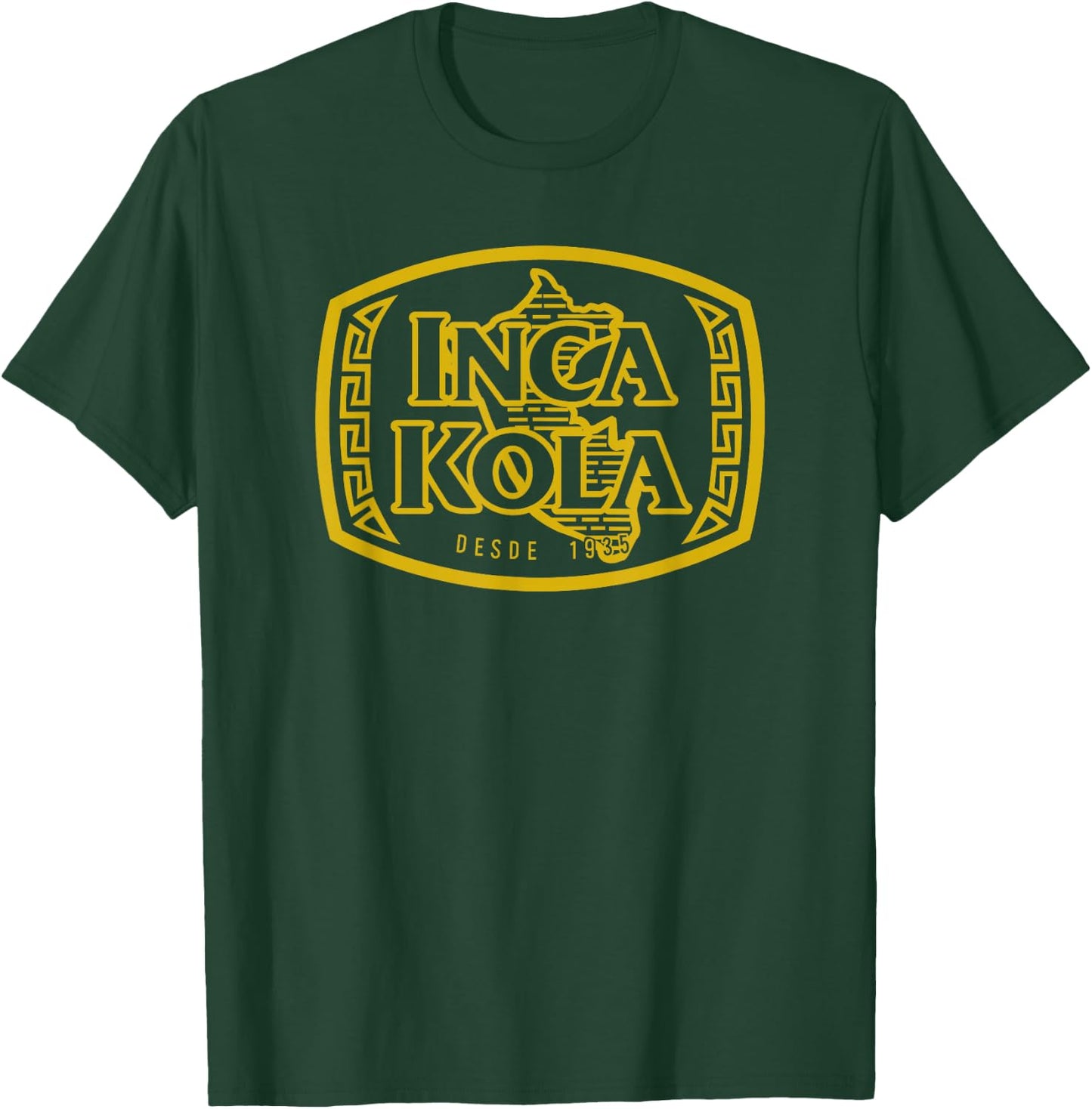 Inca Kola T Shirt Peru Golden Kola Bubblegum Cream Soda Gold T-Shirt - T-Shirt | Forest