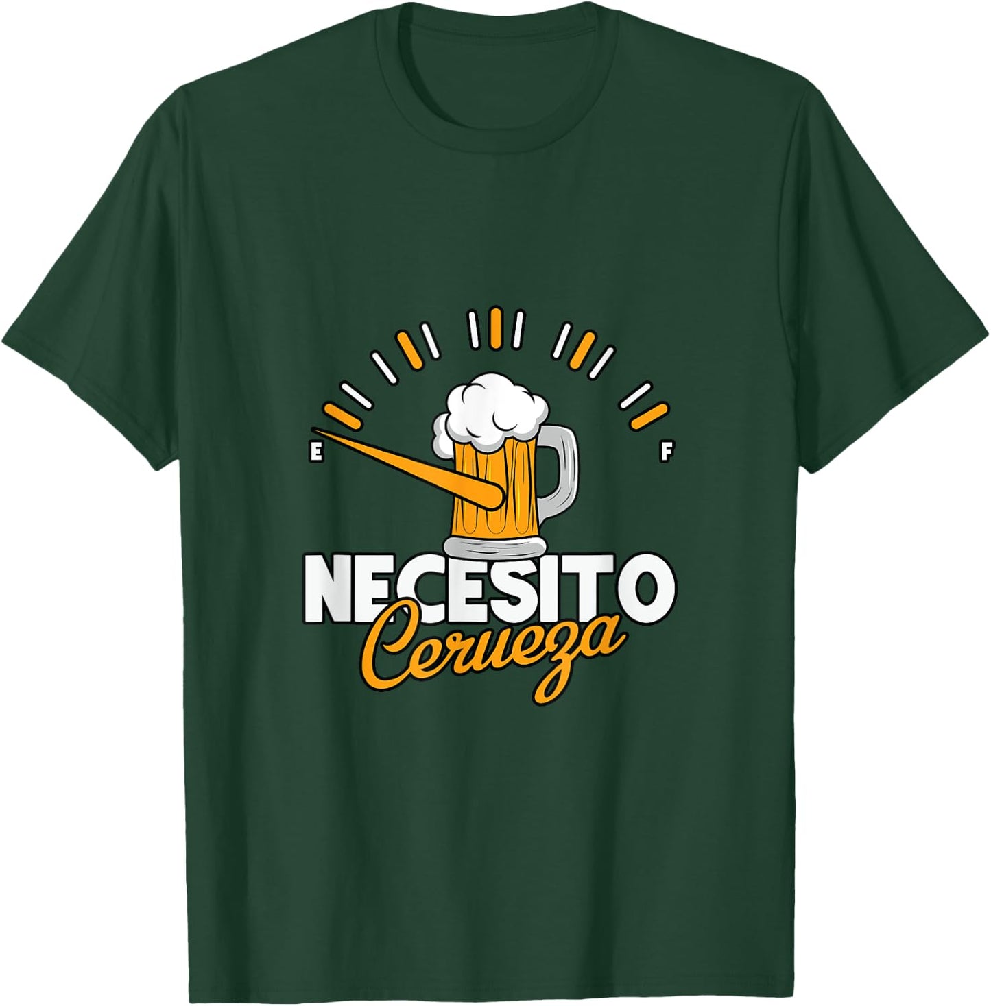 Humorous Necesito Cerveza Beer Lovers T-Shirt - T-Shirt | Forest