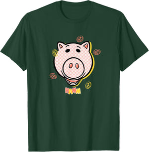 Disney Pixar Toy Story 4 Hamm Coins Halftone T-Shirt - T-Shirt | Forest