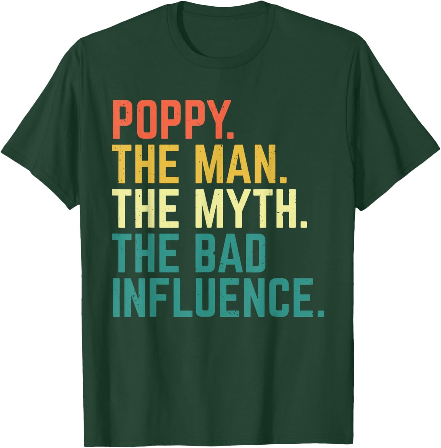 Best Poppy Design for Grandpa Grandfather Grandpa Men Poppy T-Shirt - T-Shirt | Forest