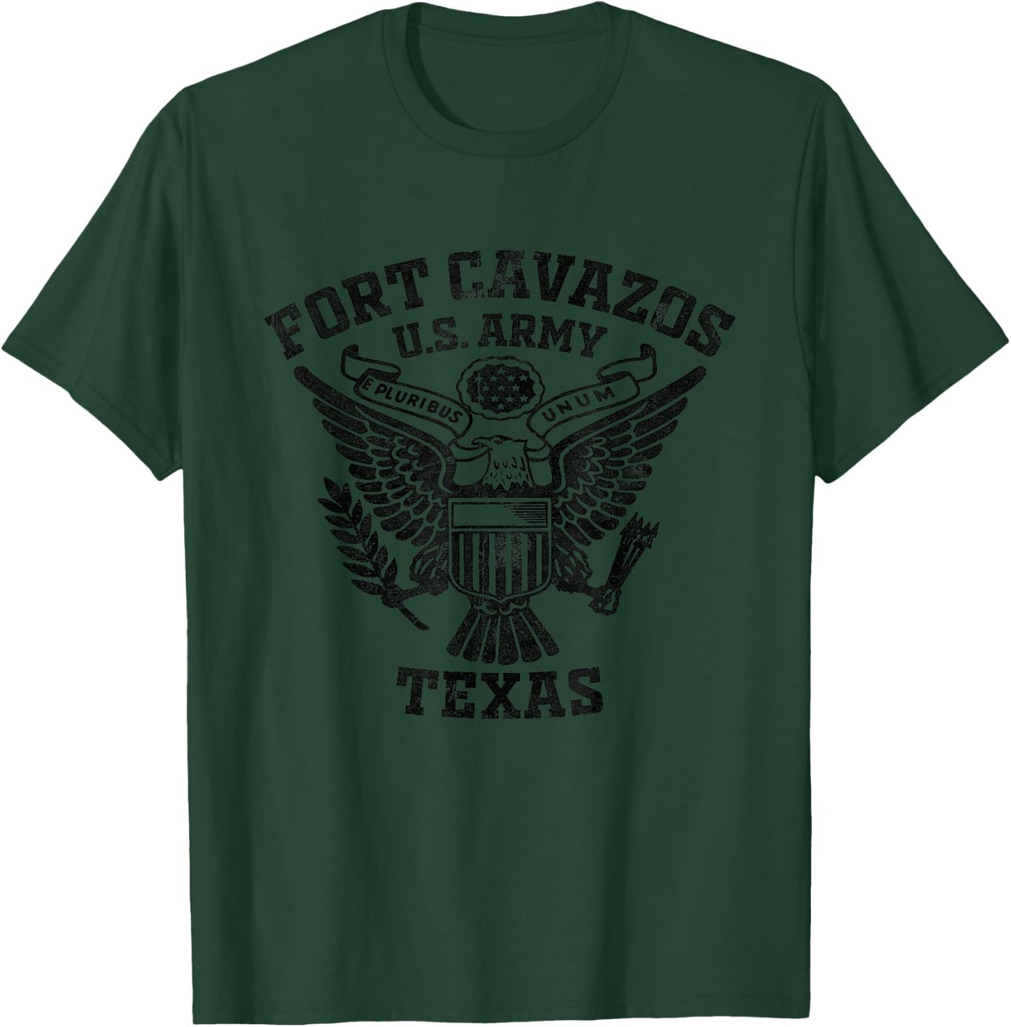 Fort Cavazos US Military Base Texas TX Ft Cavazos Veteran T-Shirt - T-Shirt | Forest