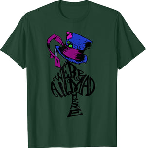 We're All Mad Here - Mad Hat & Spade T-Shirt - T-Shirt | Forest